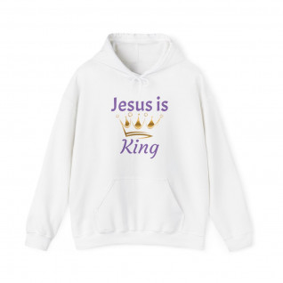 Jesus is king Unisex Heavy Blend™ Hooded Sweatshirt