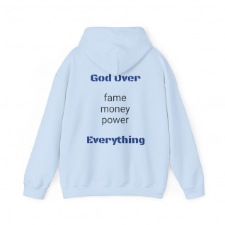  God Over Everything (Reflection Youth Logo on front) Unisex Heavy Blend™ Hooded Sweatshirt